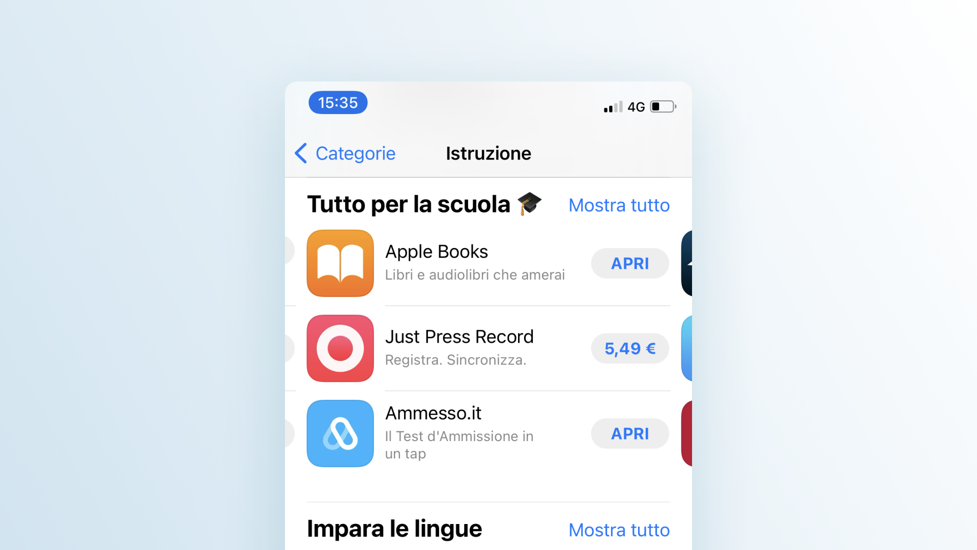 Ammesso.it su App Store